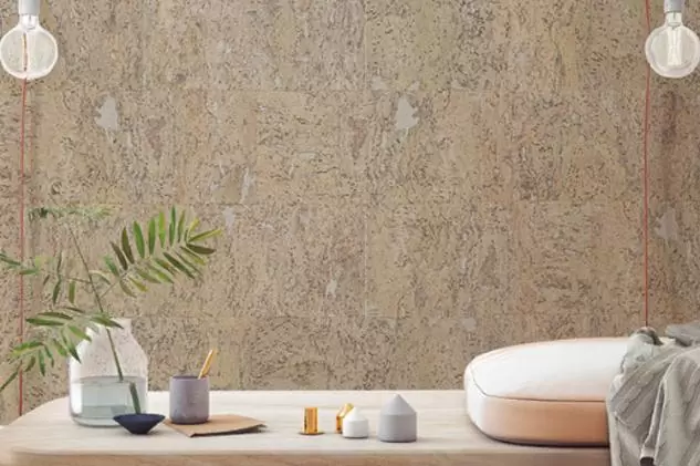 Монтаж пробковых покрытий для стен