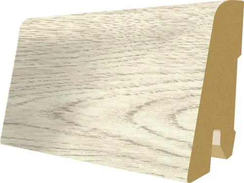 Плинтус напольный Egger Дуб Кортина Белый L384