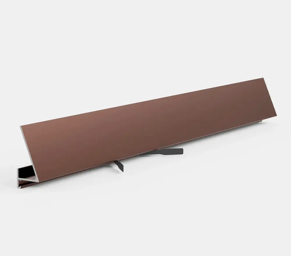 Микроплинтус угловой Pro Design Corner 570 K Коньяк анодированный Москва