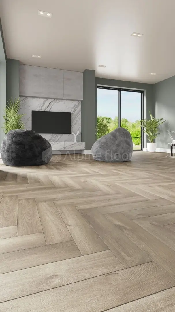 Ламинат SPC Alpine floor Parquet Light ЕСО 13-5 Дуб натуральный отбеленный купить