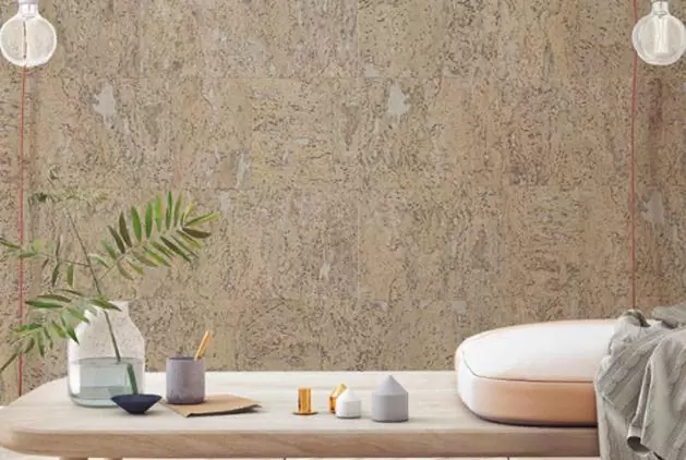 Виды настенных пробковых покрытий