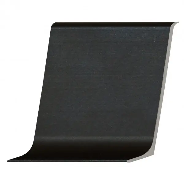 Плинтус алюминиевый самоклеящийся  60 мм Черный Москва