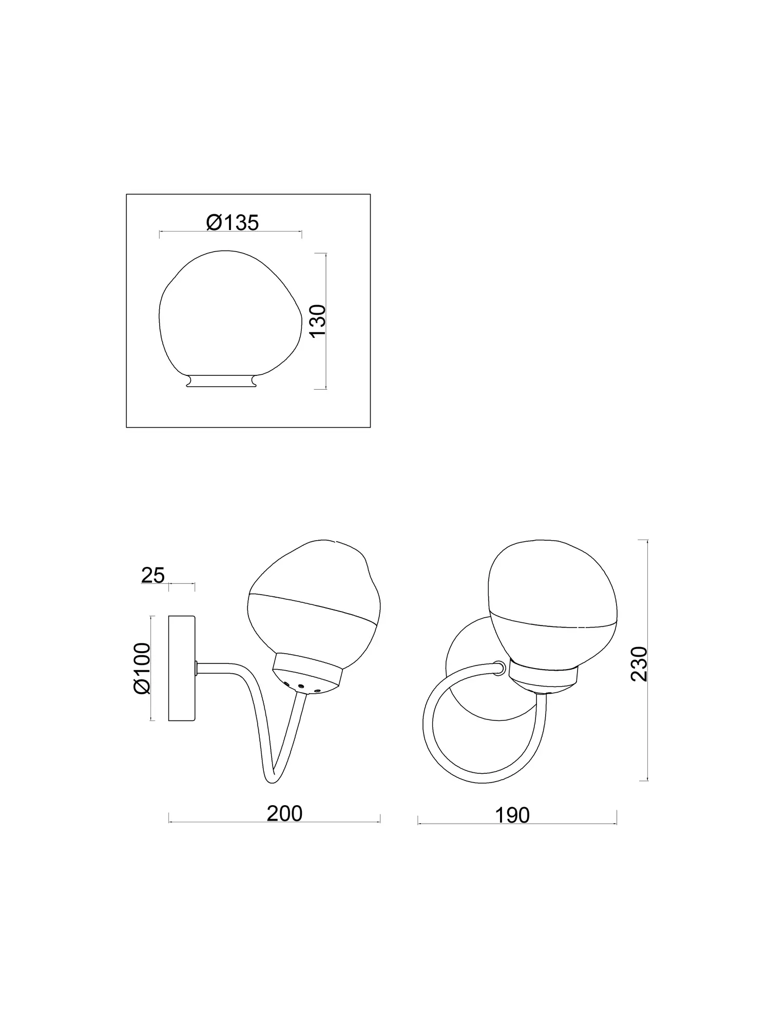 Настенный светильник (бра) Freya FR8017WL-01MG