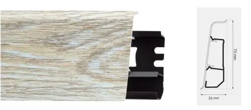 Пластиковый плинтус напольный цена