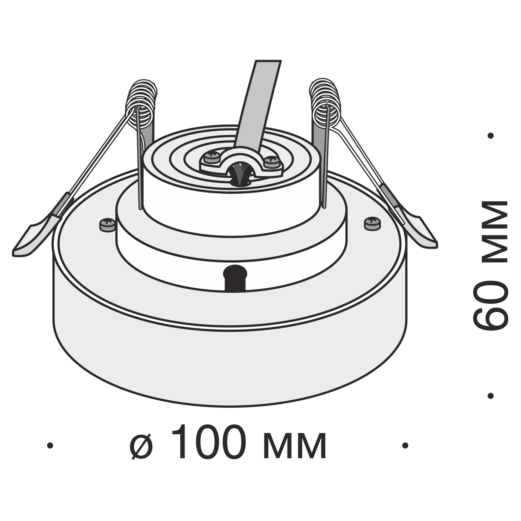 Встраиваемый светильник Technical DL035-2-L6W