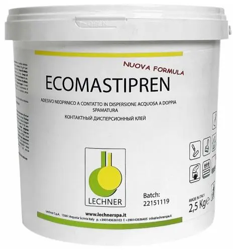 Клей для пробковых полов воднодисперсионный ECOMASTIPREN 2,5 кг цена