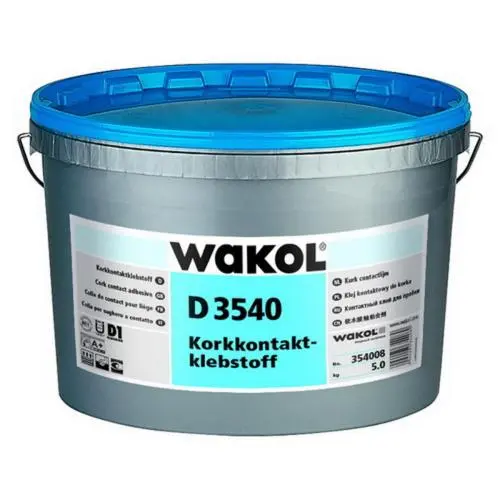 Клей для пробковых покрытий на водной основе Wakol D3540 5 кг цена