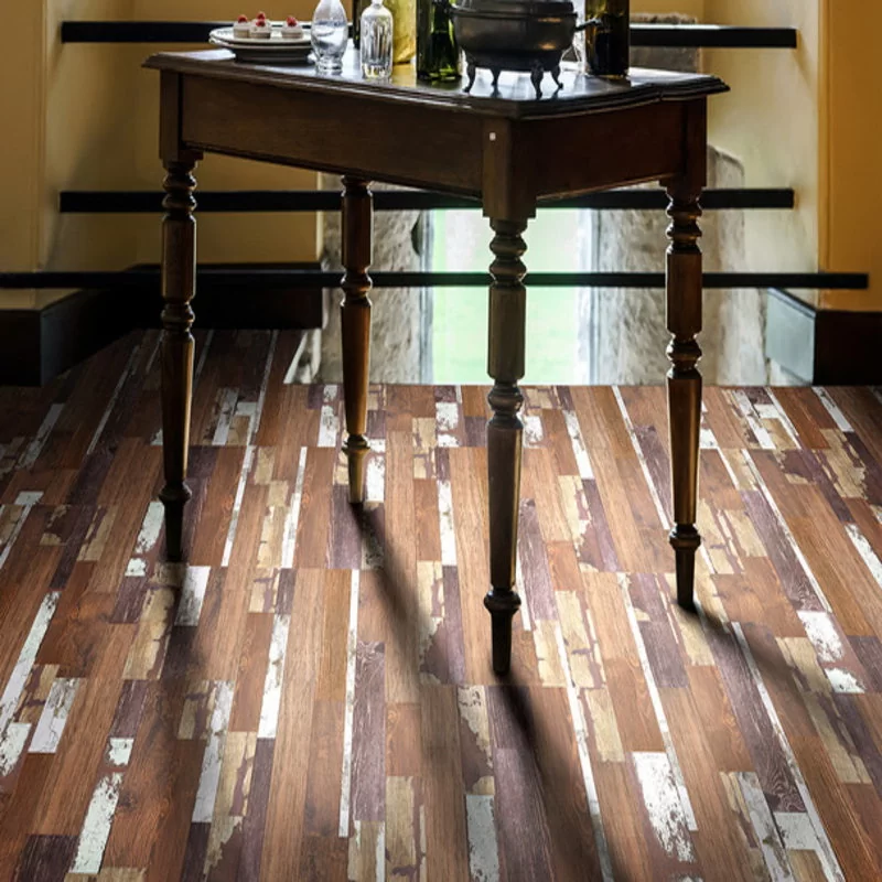 Пробковый пол с дизайном под дерево