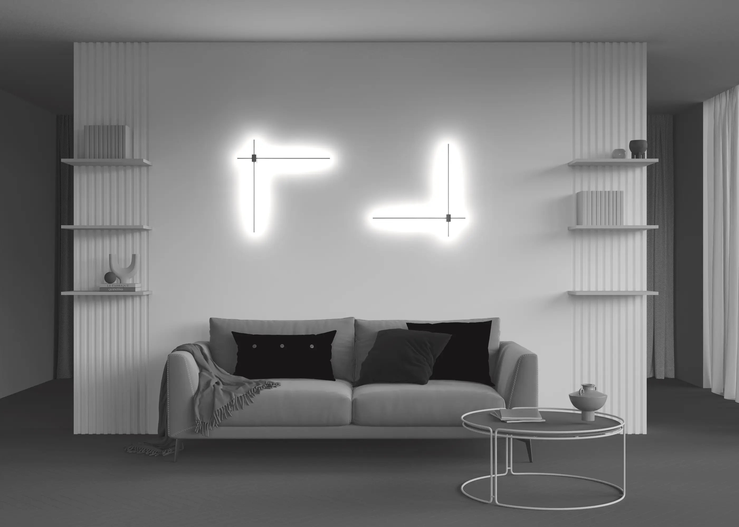 Настенный светильник (бра) Technical C070WL-L12GB3K