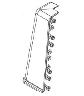 Угол наружный для плинтуса Arbiton Vigo 2 шт