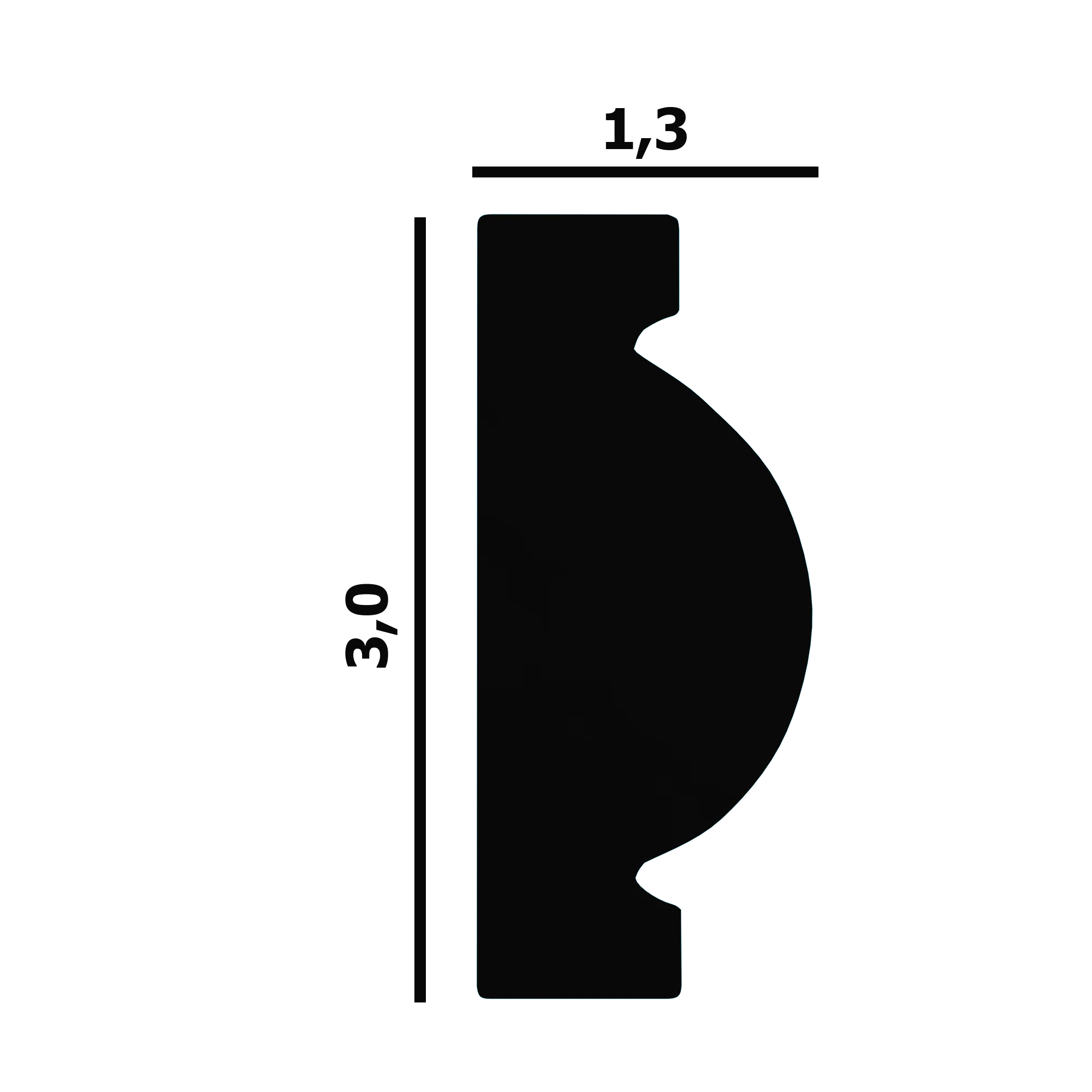 Молдинг Perfect Plus P53 Перфект Плюс лепнина