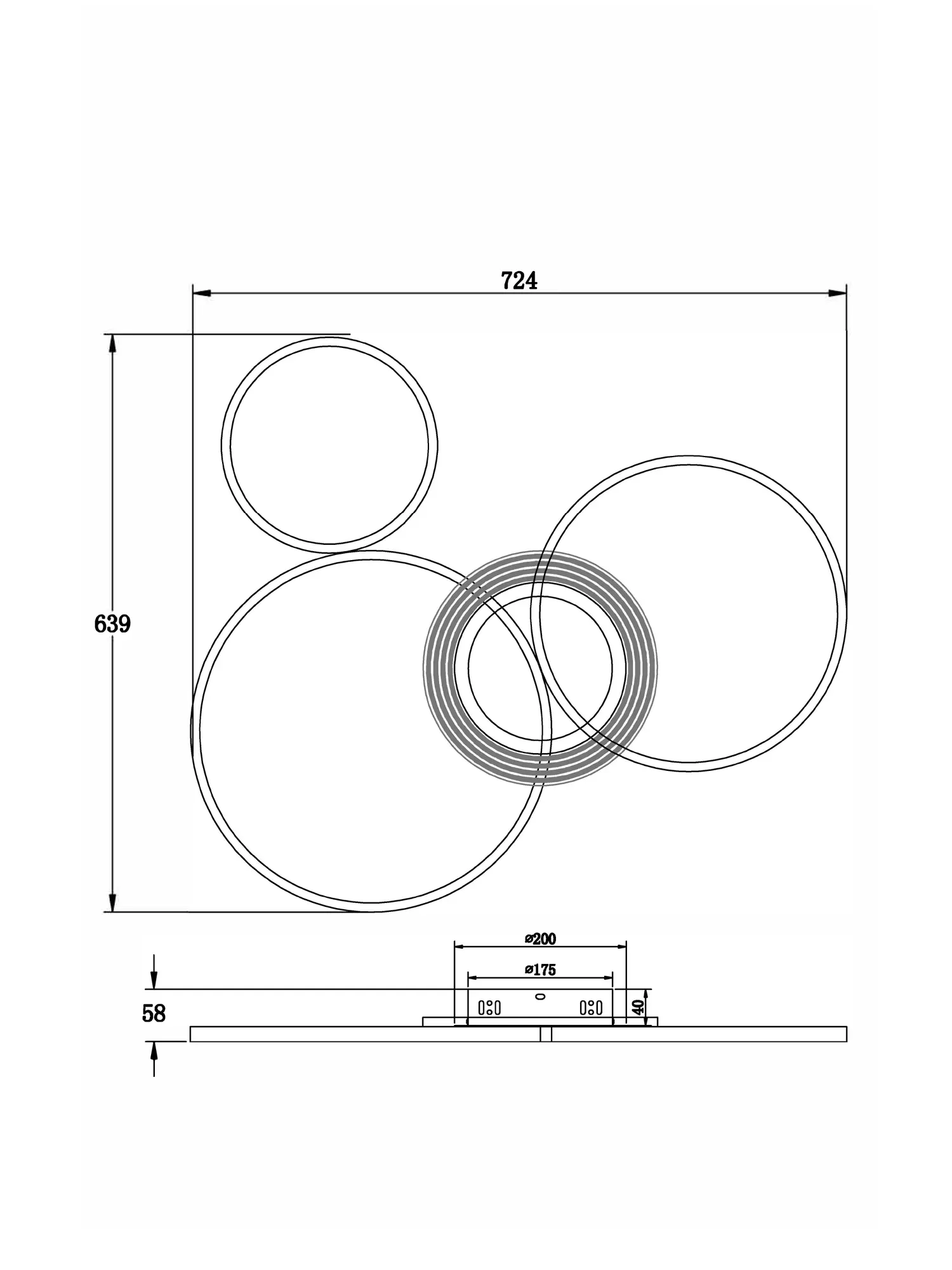 Потолочный светильник Freya FR10014CL-L87G