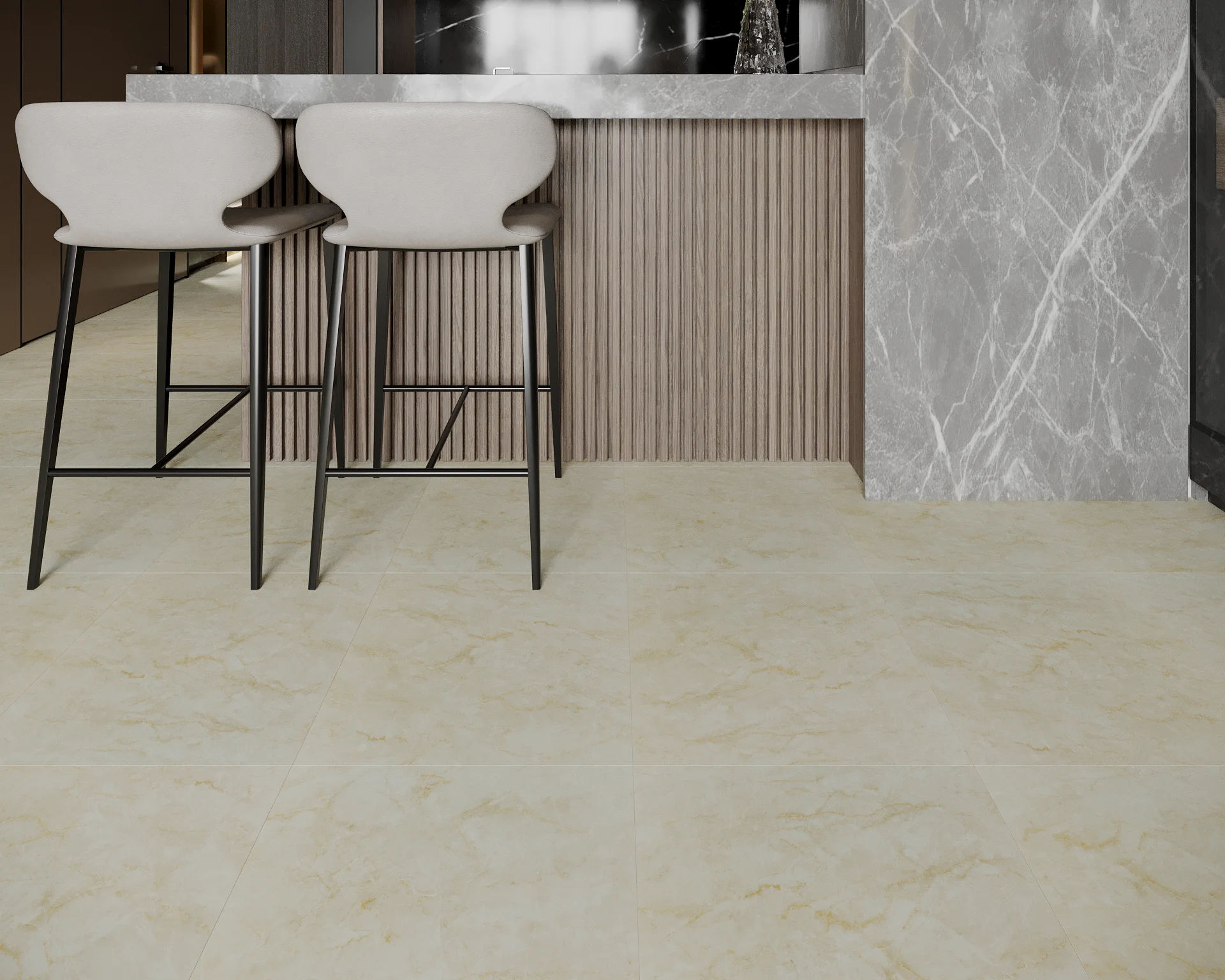 Кварцвиниловая плитка ART Tile HIT АТS 758 Оникс Крема в Москве