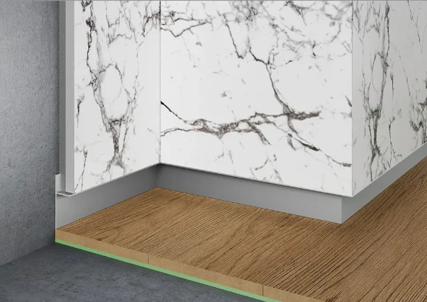 Теневой плинтус скрытого монтажа Pro Design Panel 7208 A анодированный купить