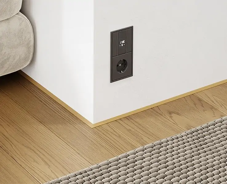 Ассортимент микроплинтусов — новые оттенки