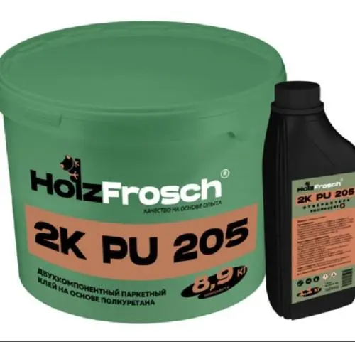 Двухкомпонентный паркетный клей Holz Frosch 2K PU 205 10 кг по низким ценам