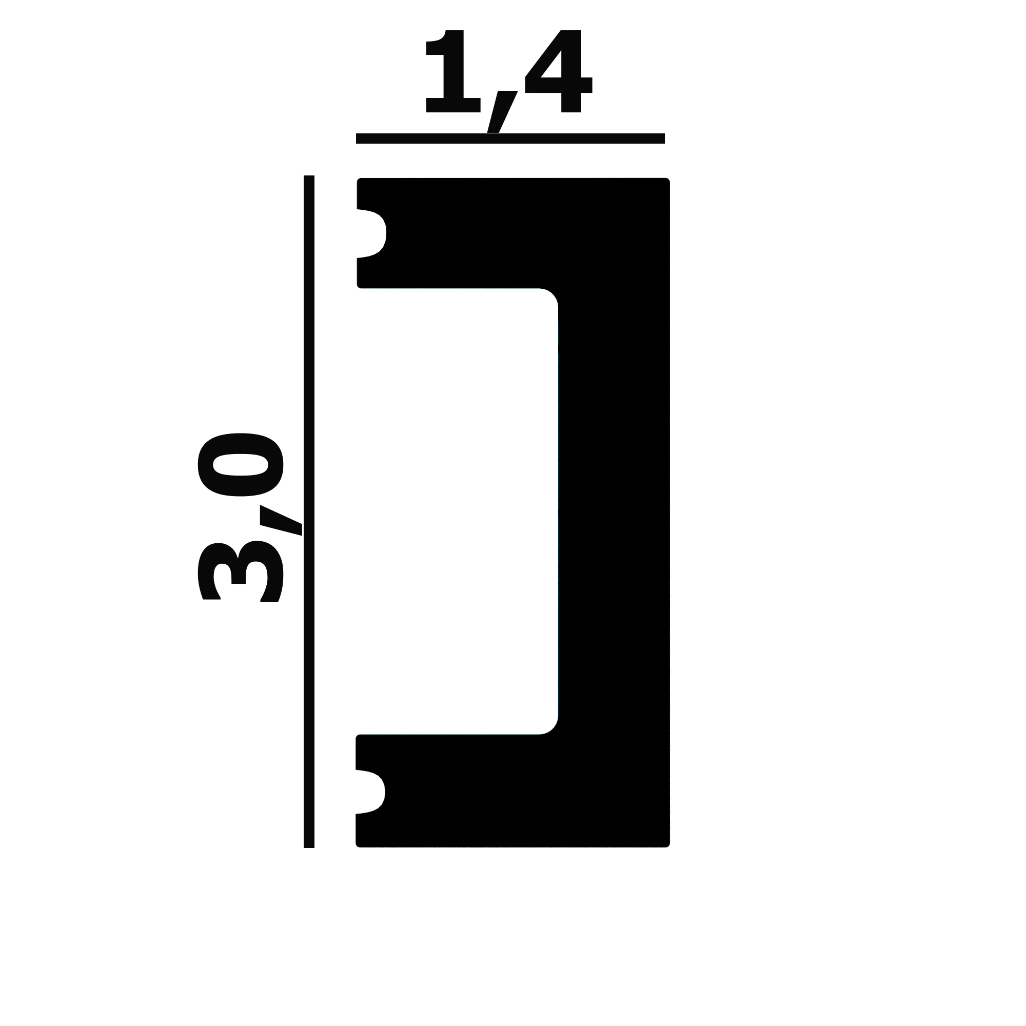 Молдинг P123 Перфект Плюс лепнина