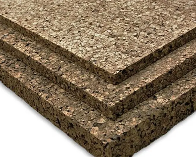 Черный пробковый агломерат толщиной 25 мм для утепления