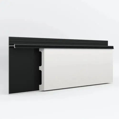 Скрытый плинтус Laconistiq Strong усиленный черный муар цена