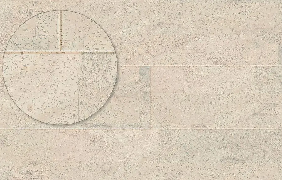 Пробковый пол на замках Fantasie Milk плюсы