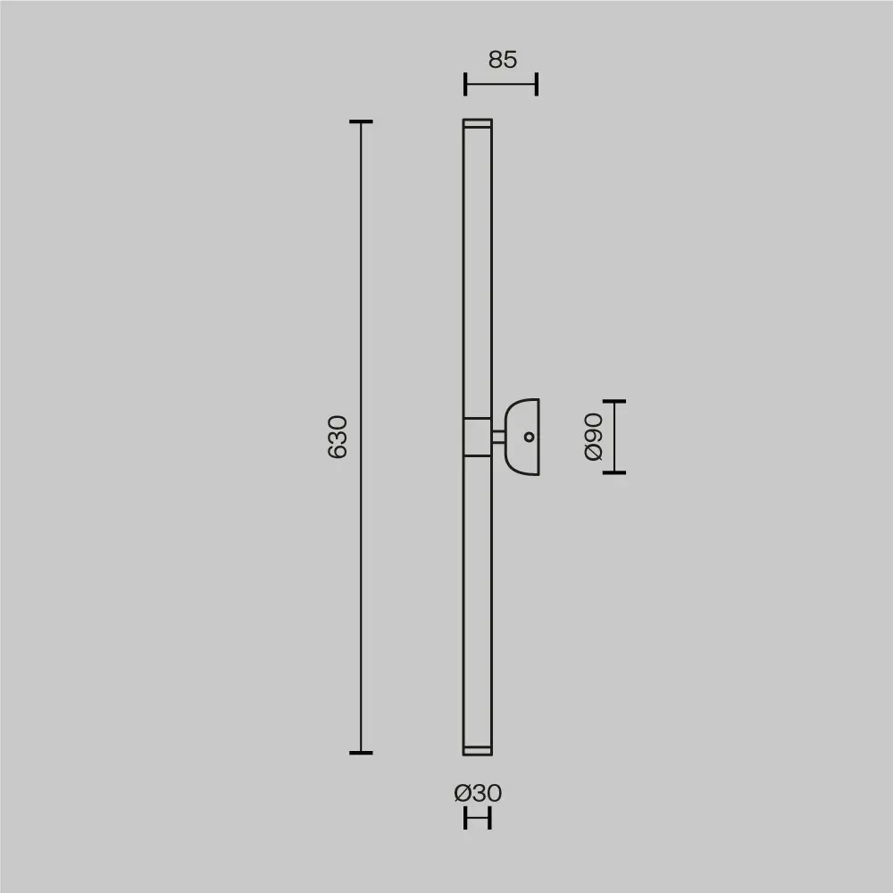 Настенный светильник (бра) Maytoni MOD106WL-L16G3K