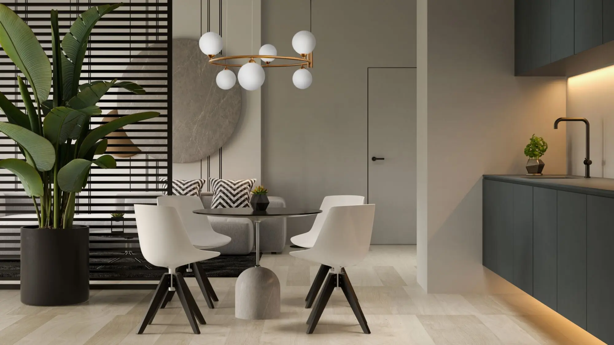 Подвесной светильник Maytoni MOD013PL-06BS