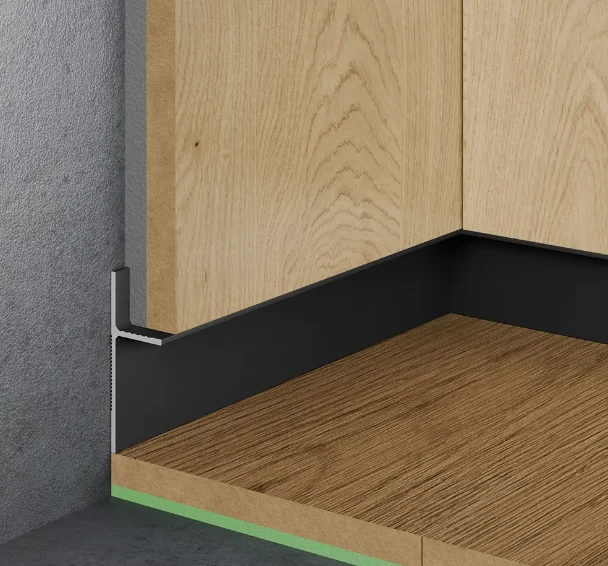 Теневой плинтус скрытого монтажа Pro Design Panel 7208 B Черный Муар купить