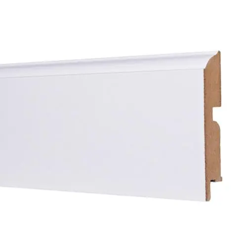 Плинтус ламинированный белый Finitura Dekor П100P 100х16х2400 мм
