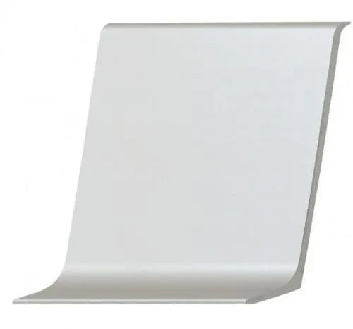 Плинтус AL 60 анодированный, цвет серебро купить