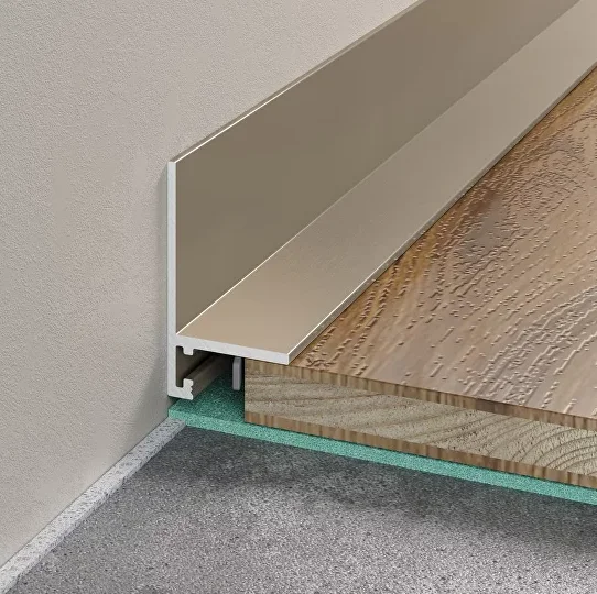 Микроплинтус Laconistiq L MAX шампань анодированный