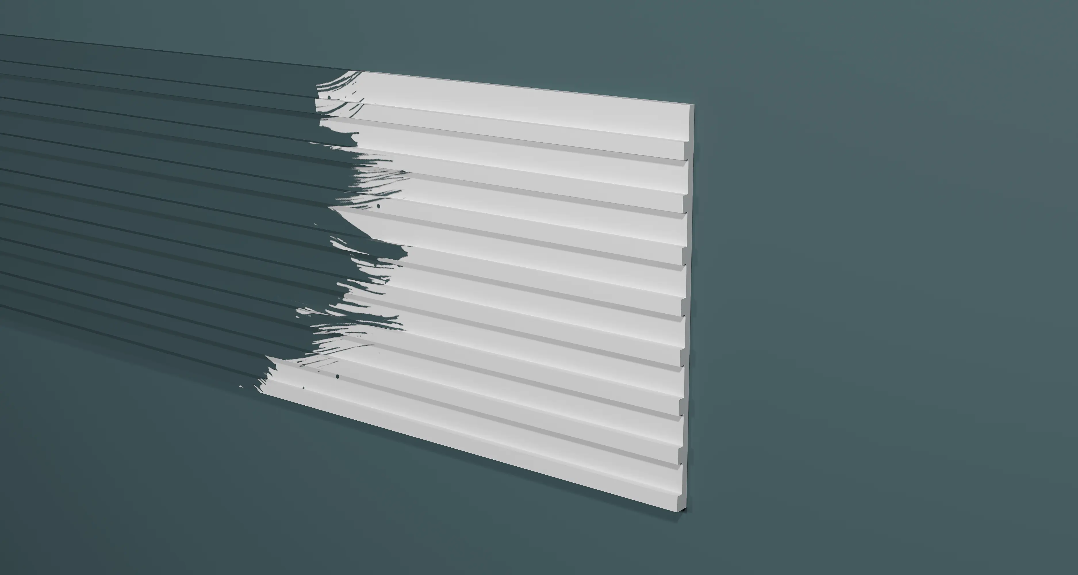 3D стеновая панель DD911 3 м в интерьере