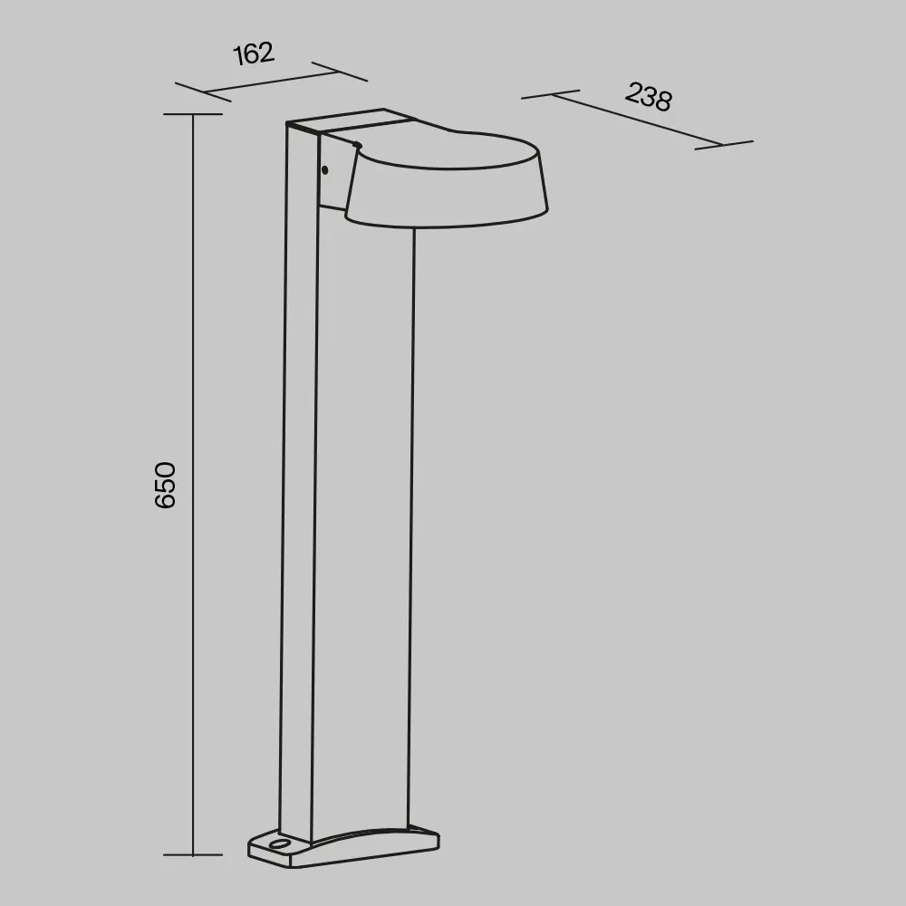 Ландшафтный светильник Outdoor O443FL-L12GF3K