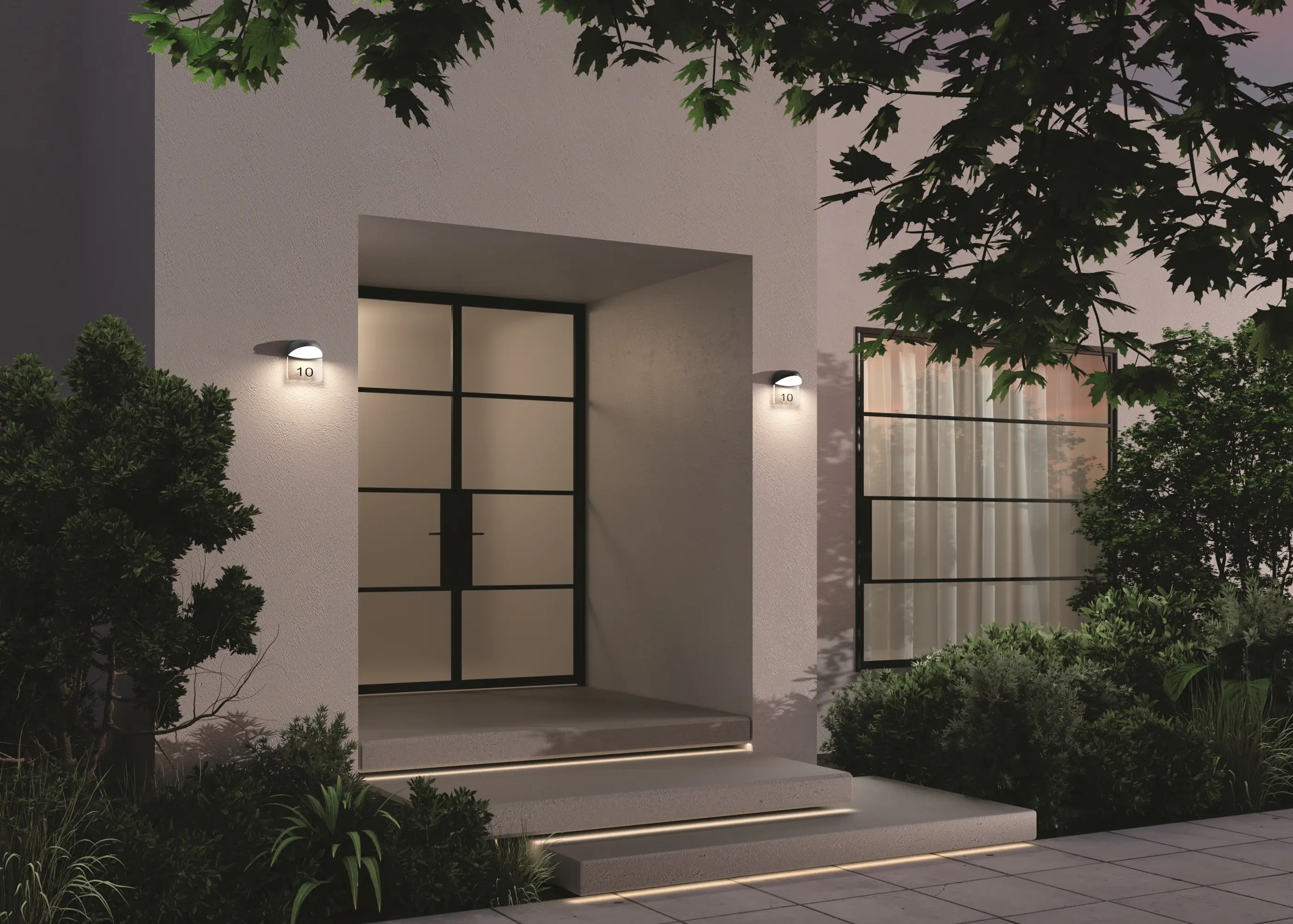 Настенный светильник (бра) Outdoor O447WL-L7GF3K