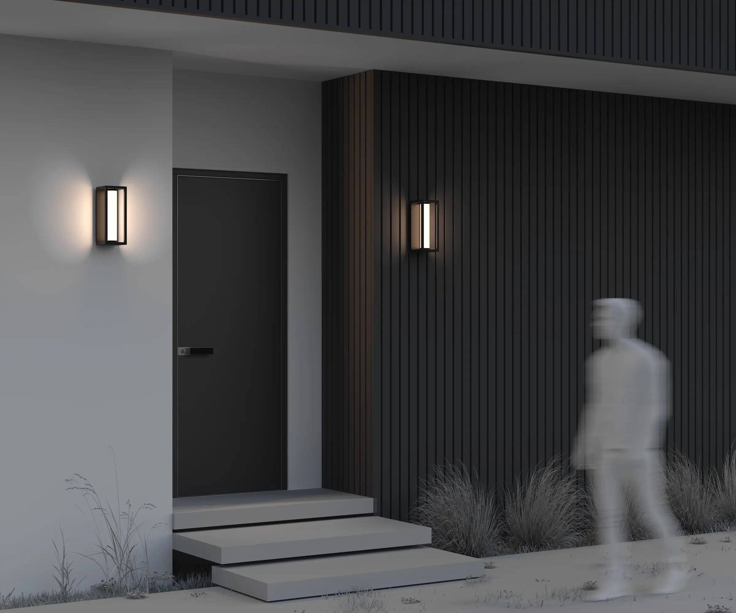 Настенный светильник (бра) Outdoor O480WL-L12B3K