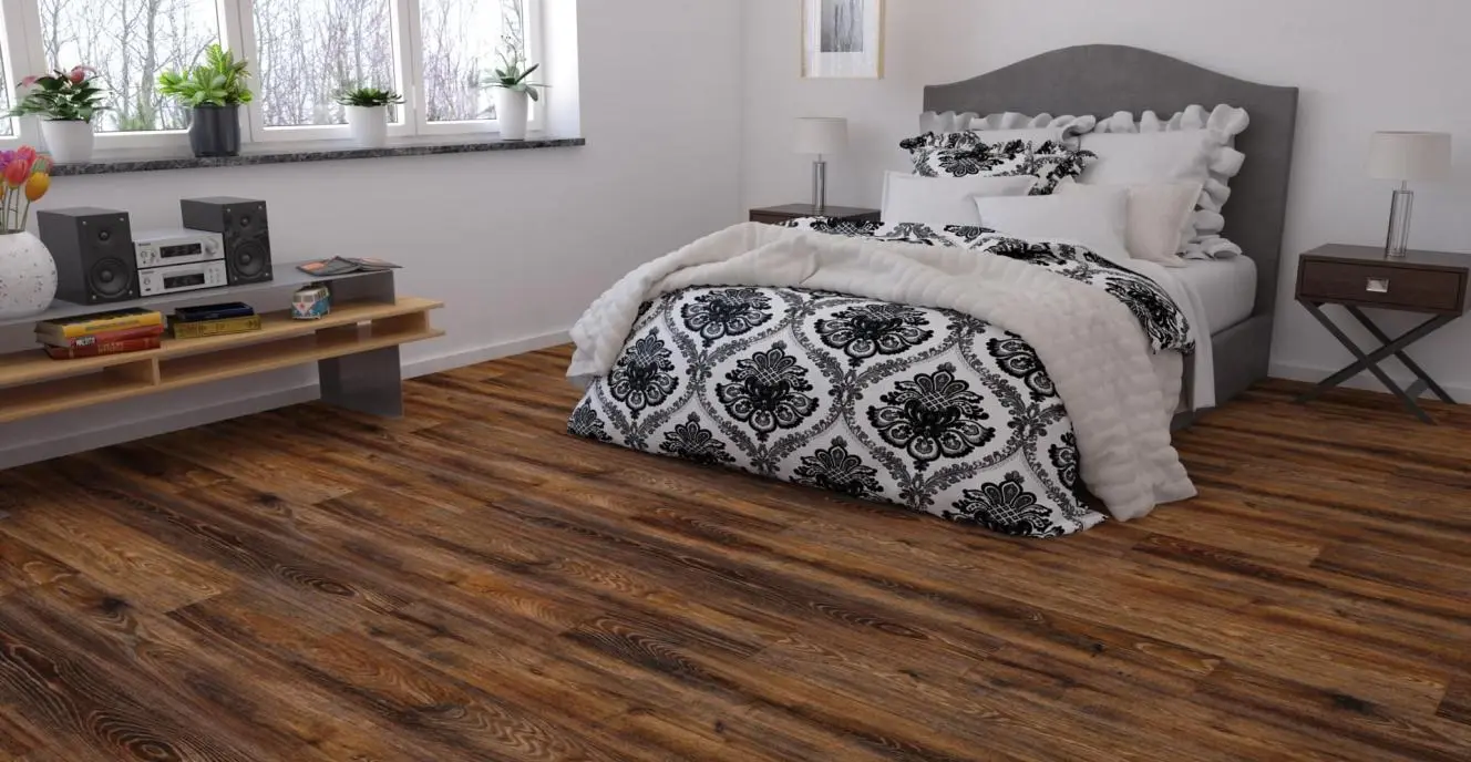 Ламинат Kastamonu Floorpan Blue Дуб Каньон черный FP037 в квартире