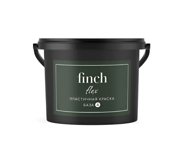 Матовая эластичная краска Finch Flex 0.9 л цена