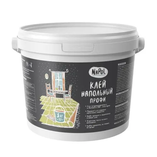 Клей напольный профи NaPol Goldbastik 3 кг по низким ценам