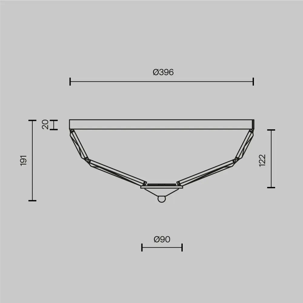 Потолочный светильник Maytoni MOD094CL-04CH
