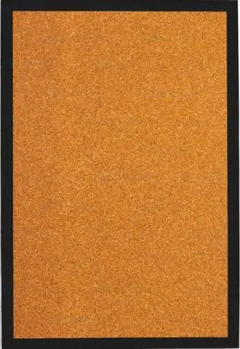 Информационный пробковый стенд двусторонний 90*60 см в черной рамке купить недорого