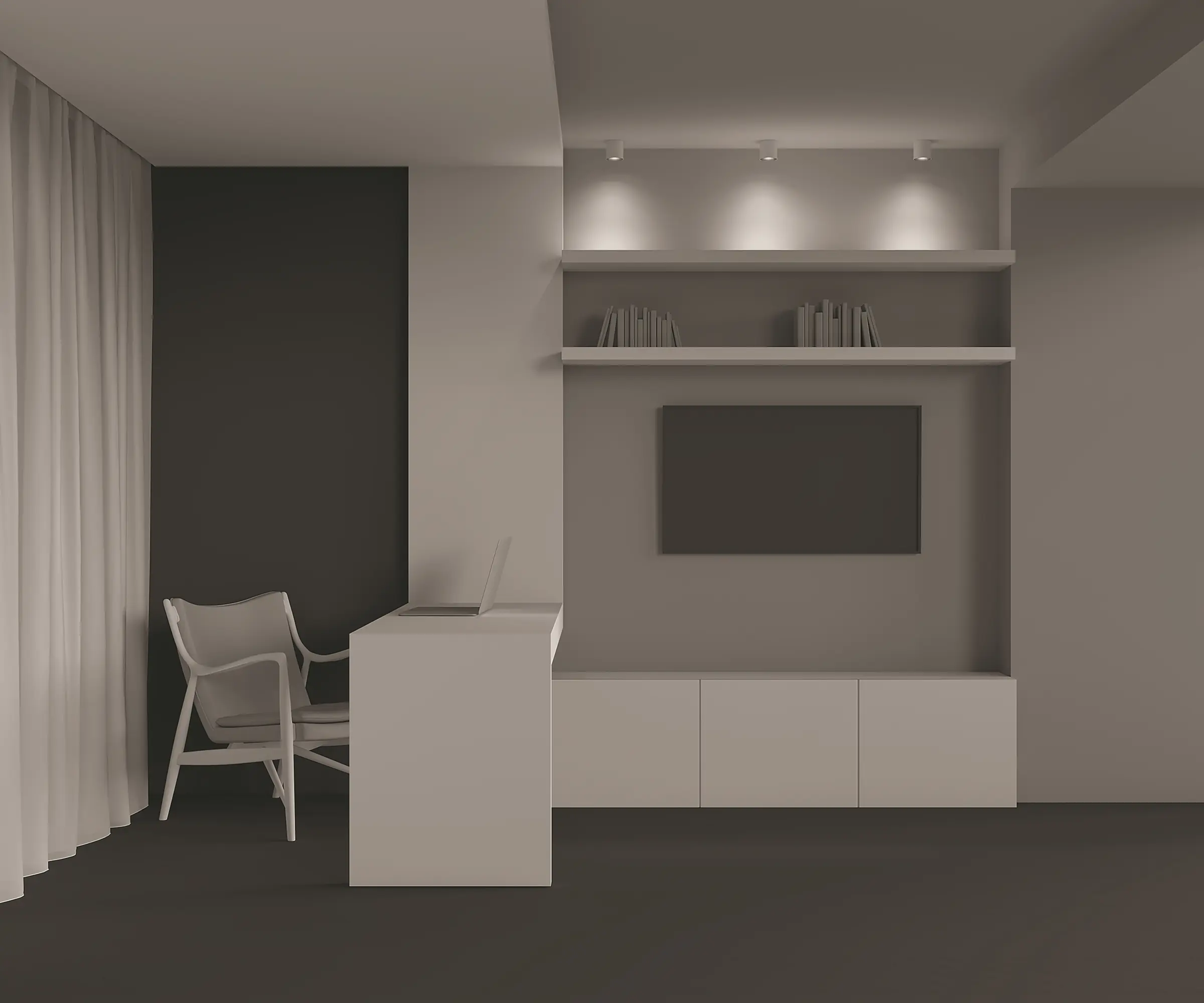 Потолочный светильник Technical C064CL-L12W4K