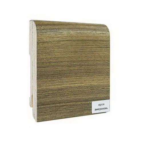 Плинтус шпонированный Finitura Dekor Орех американский R13 70х15х2400 мм