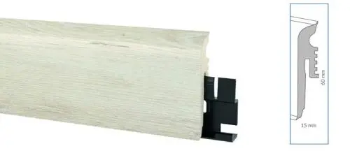 Плинтус Arbiton Vigo 60 Дуб Skandynawski гибкий