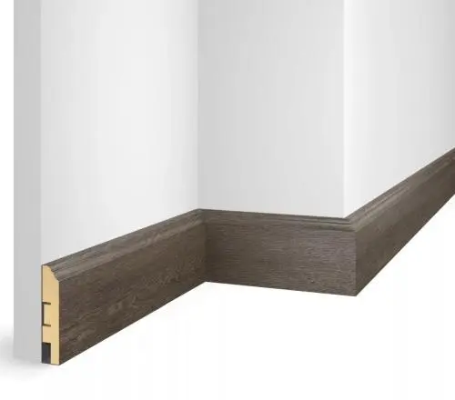 Плинтус МДФ Cosca EP07 Nanoflex Дуб турецкий 80х16х2400 мм из экополимера