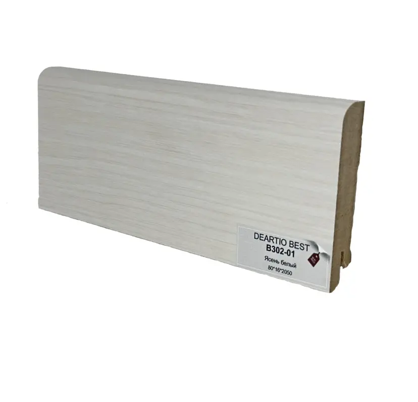 Плинтус МДФ Deartio B302-01 Ясень белый недорого