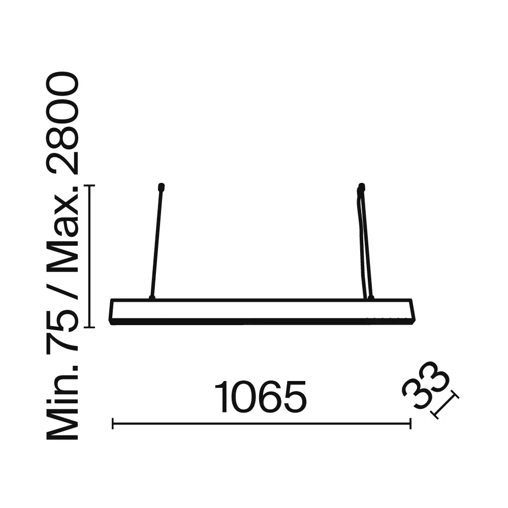 Подвесной светильник Technical P050PL-L40W4K