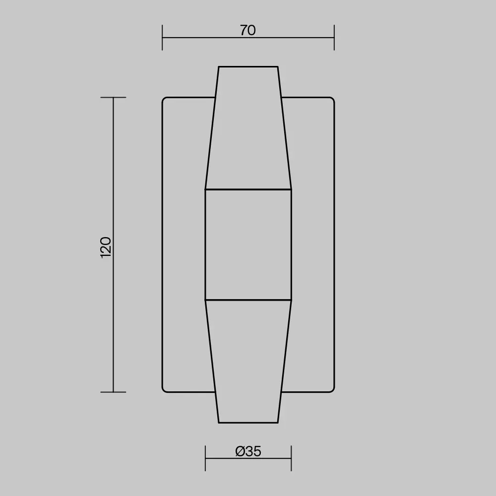 Настенный светильник (бра) Maytoni MOD401WL-L6BS3K