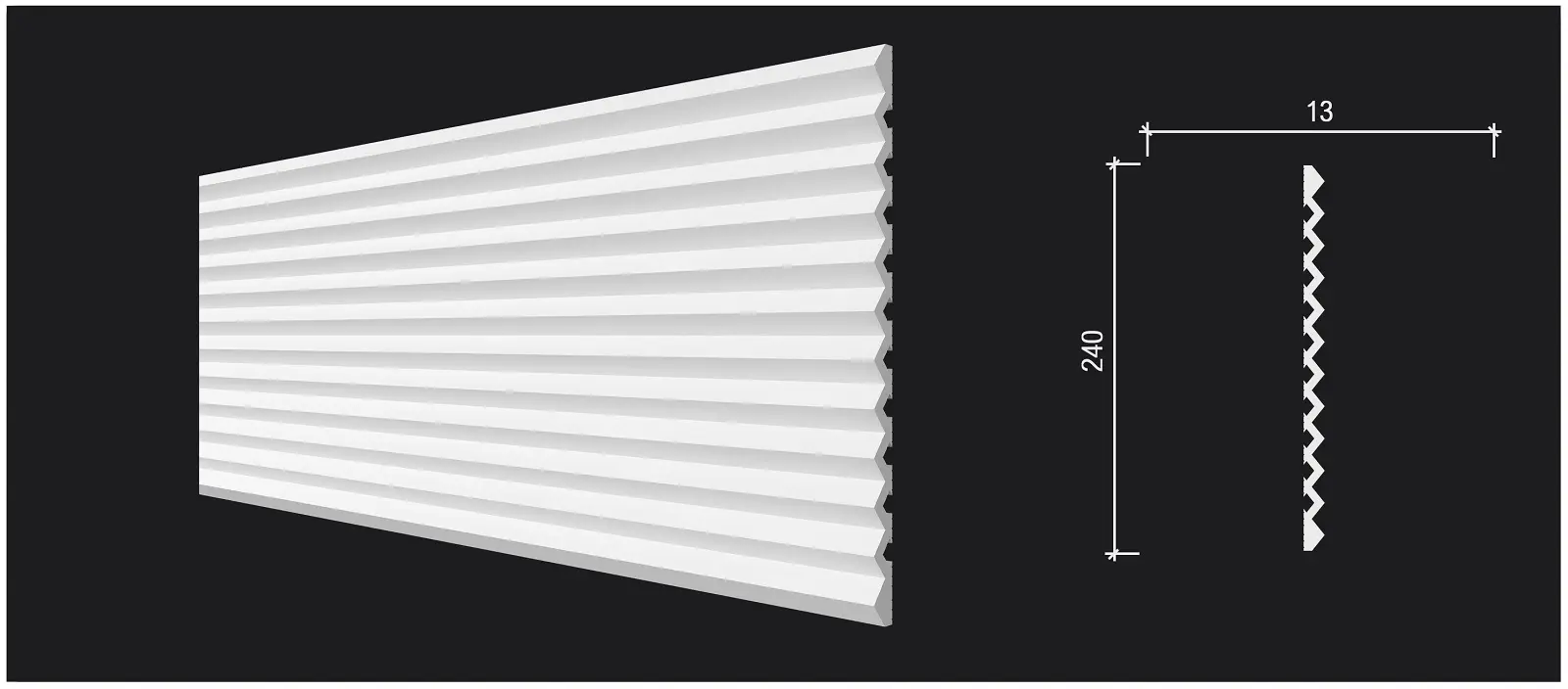 Стеновая панель DD912 3 м в интерьере