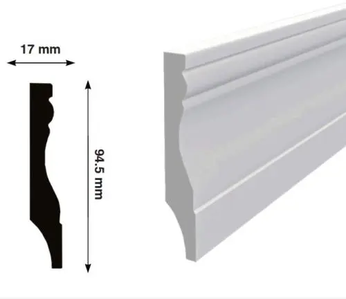 Плинтус из полистирола напольный цена