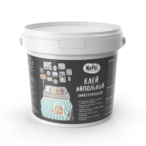 Клей напольный универсальный NaPol Goldbastik 1,3 кг по низким ценам