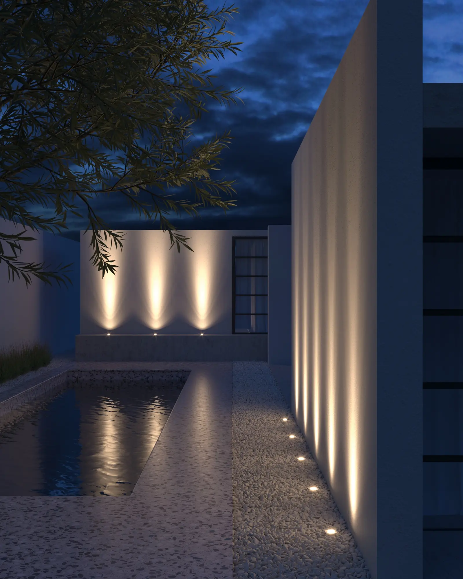 Встраиваемый светильник Outdoor O043DL-01S